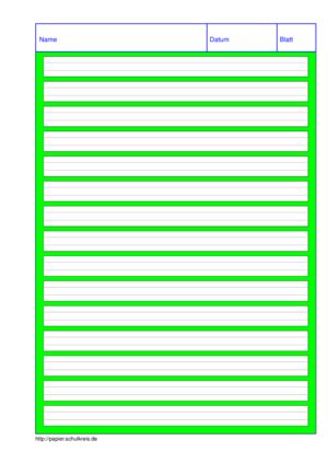 Linienblatt zum ausdrucken din a 4 : Grundschulpapier (Linien und Karos) selbst kostenlos ausdrucken