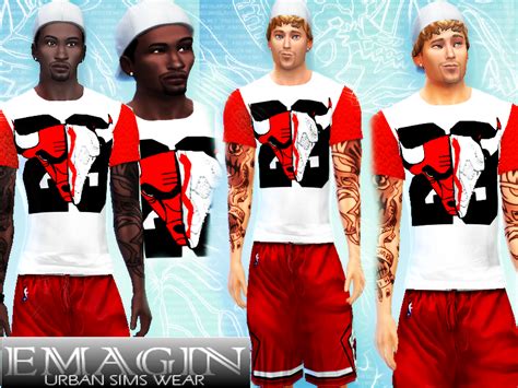 The Sims Resource Chicago Bulls Long Shorts