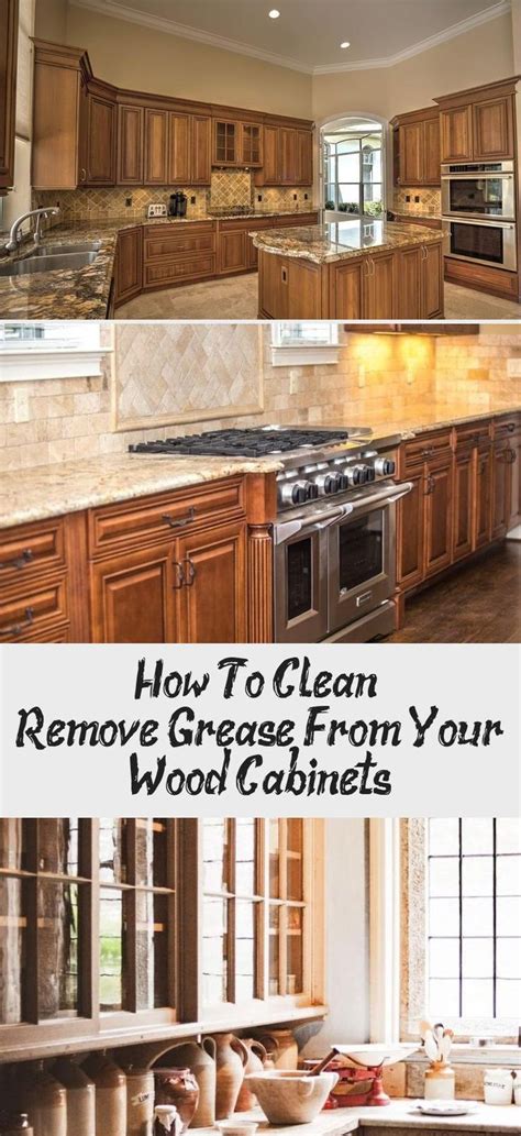 A monthly routine will keep your cabinets looking great. How To Clean & Remove Grease From Your Wood Cabinets - KTCHN in 2020 | Clean kitchen cabinets ...