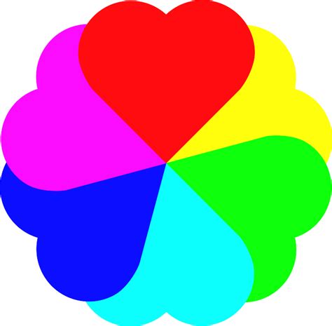 Filelove Heart Rainbowsvg Wikimedia Commons
