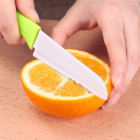 Stainless Steel Fruits Knife With Anti Slip Plastic Handle Melon Knife