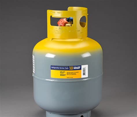 Refrigerant Recovery Cylinder Tanks R600 Dot Approved R600a Refrigerant
