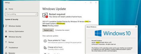 2021 Cumulative Update Preview For Windows 10 Version 21h1 Caqwevenue
