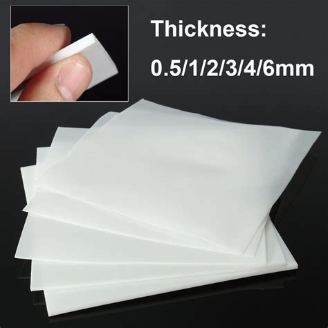 0512346mm Thickness Ptfe Film Sheet Plate High Temperature