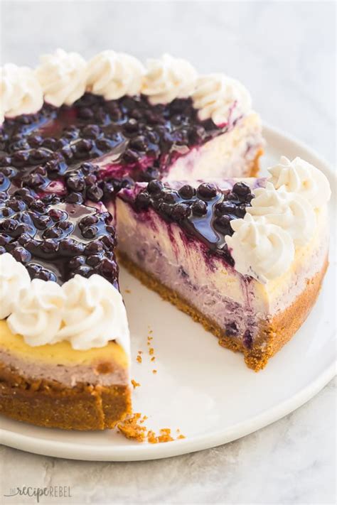 Stir the lemon zest and lemon juice into the sauce. Perfect Blueberry Cheesecake - made easier! VIDEO - The ...