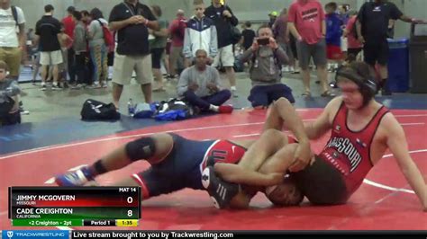 Schoolboy 149 Jimmy Mcgovern Missouri Vs Cade Creighton California