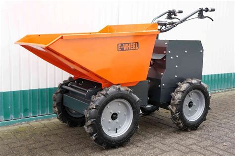 China 300kg Loading Mini Dumper With Battery Power 4wd Easy Turing