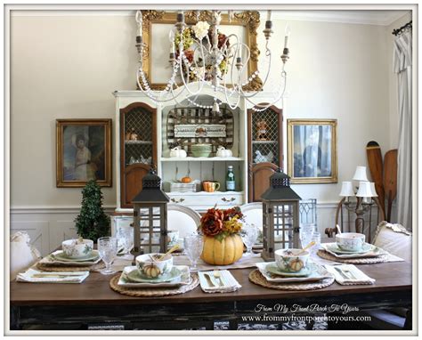 From My Front Porch To Yours Farmhouse Inspired Fall Dining Room 2015