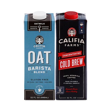 Califia Farms Cold Brew And Oat Barista Blend Combo Thrive Market