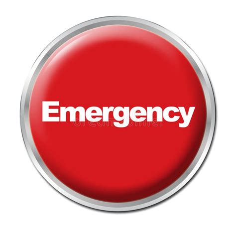 Emergency Button Stock Illustration Illustration Of Push 5855436