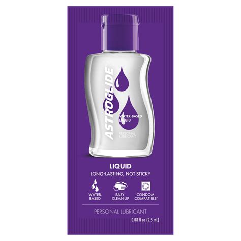 Astroglide Water Based Personal Lubricant Ml Sample Sachet Discount