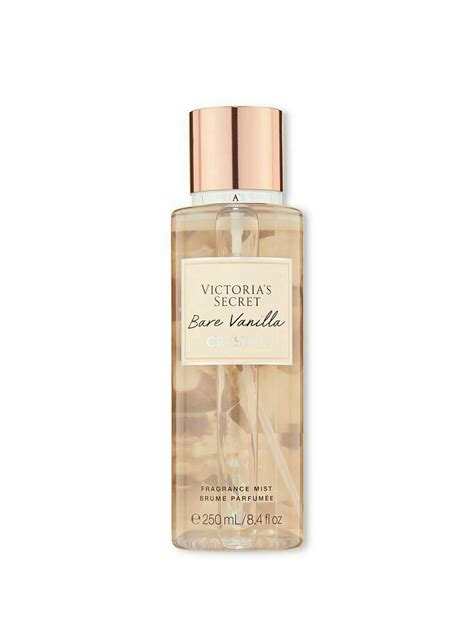 Victorias Secret Bare Vanilla Crystal Fragrance Body Mist Spray Splash