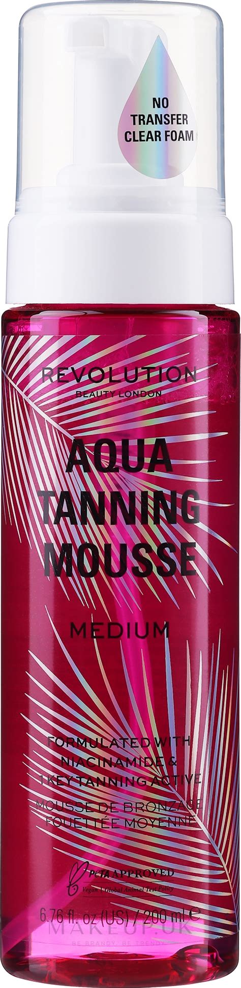 Makeup Revolution Beauty Aqua Tanning Mousse Tanning Mousse Makeupuk