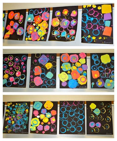 Kindergarten Shape Art Inspired By This Art Project On Art Is Basic