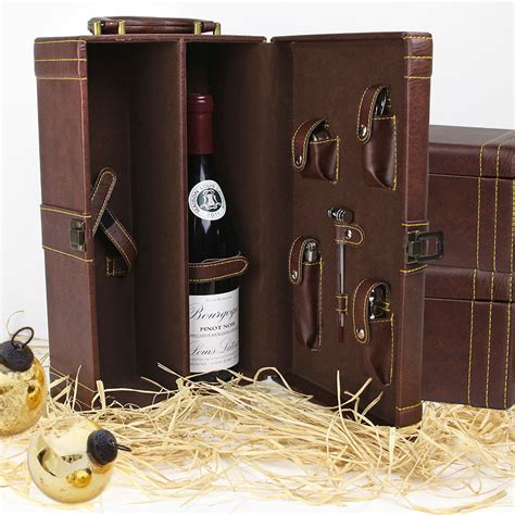 Hobart 2 Bottle Wine Case And Tools American Box