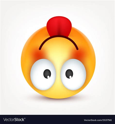An Emoticive Smiley Face With A Red Bow On Its Head And Eyes