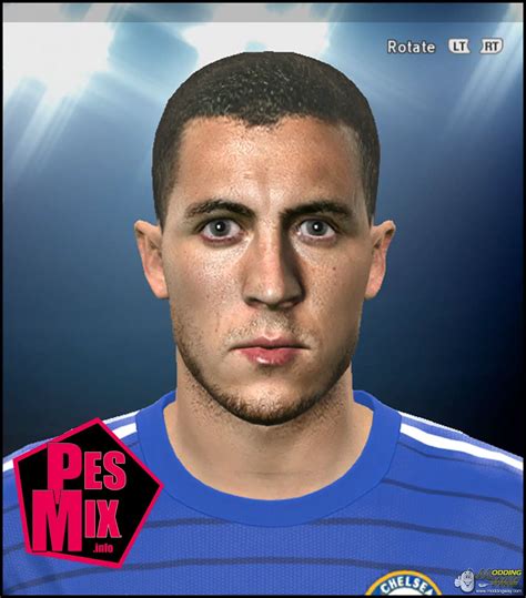 Eden Hazard Pes Face By Dzgenio Pro Evolution Soccer At