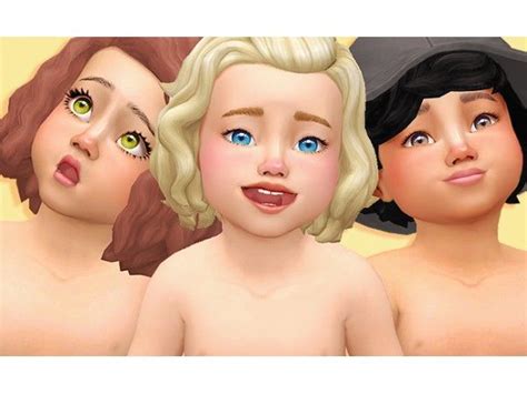 The Sims 4 Cheeky Baby Blush The Sims 4 Skin Sims 4 Toddler Sims 4