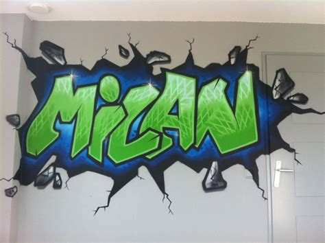 Taken off the wall and to the computer screen, these graffiti fonts represent true street art. Graffiti Behang - Surfing4art