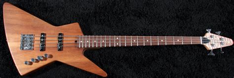 Custom Explorer Style Bass Guitar Custom Electric Guitars Ed Roman