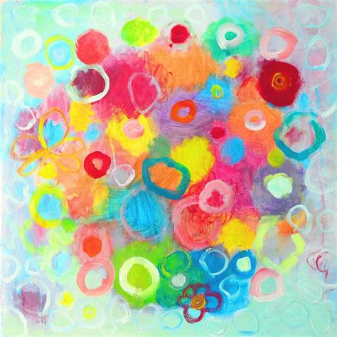 Abstract Colorful Dreams Painting By Ana Maria Edulescu Fine Art America