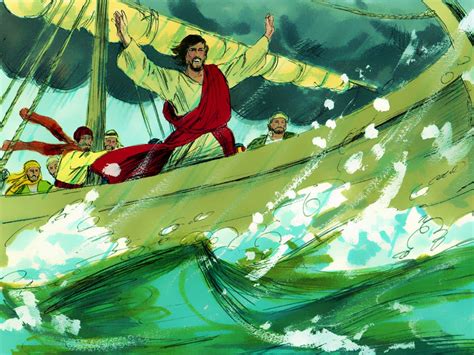 Jesus Calms The Storm Inspirational Christians