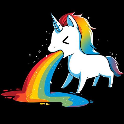 La nourriture kawaii est tellement chou… Licorne crachant un arc en ciel | Licorne drôle, Dessin ...