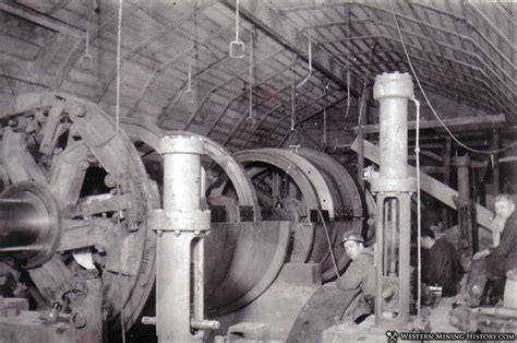 Us Mine New Hoist Motors Being Installed Bingham Utah Ca 1930