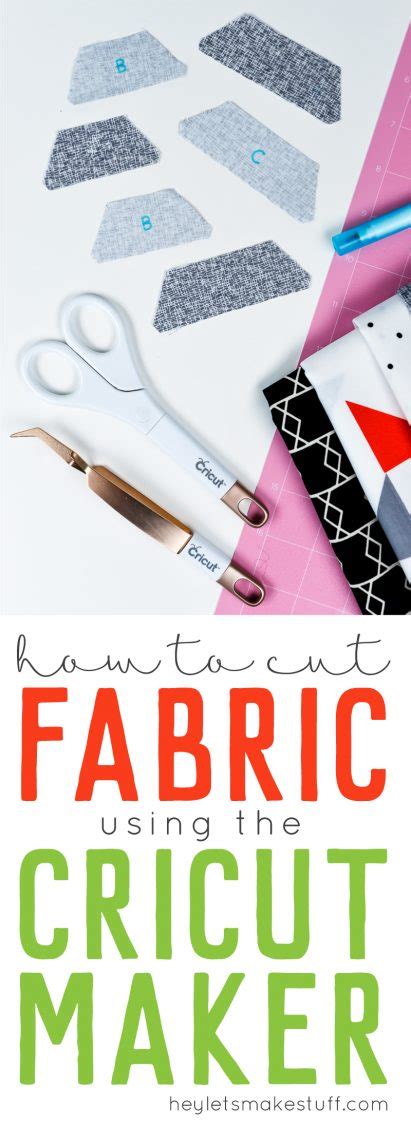 How To Cut Fabric On The Cricut Maker Hey Lets Make Stuff