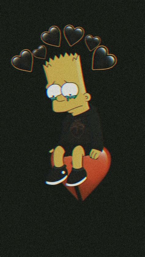 Sad Pictures 300x300 Simpsons Bart Wallpapers Zedge Sad Simpson