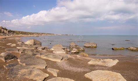 Beautiful Rocky Seashore Stock Image Image Of Water 264148067