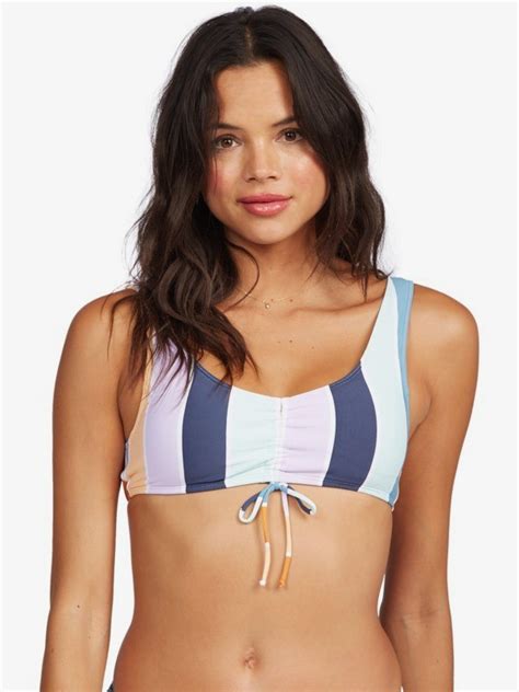 Printed Beach Classics Bralette Bikini Top Roxy