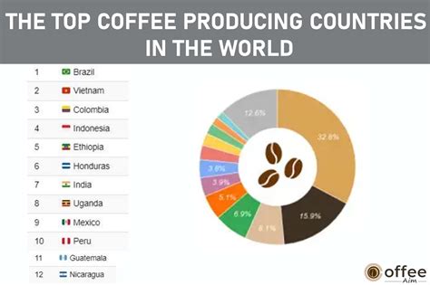 Top 12 Coffee Producing Countries In The World Coffee Aim