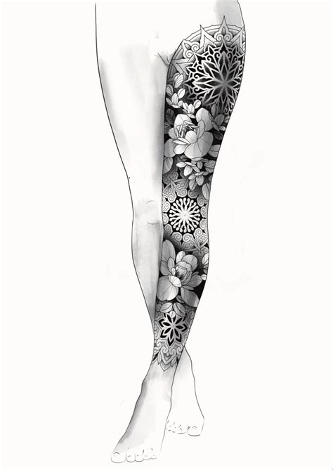 full leg tattoos leg tattoos women full body tattoo dope tattoos body art tattoos geometric