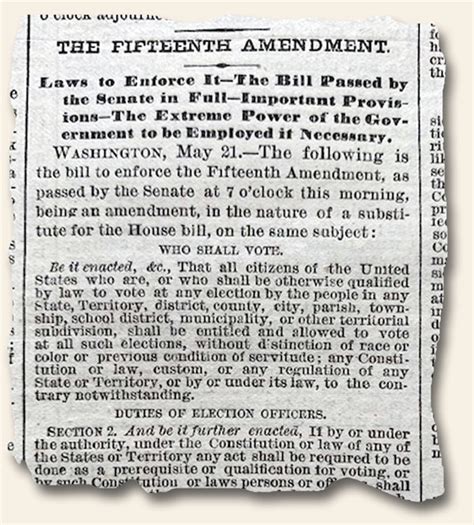 15th Amendment History S Newsstand Blog