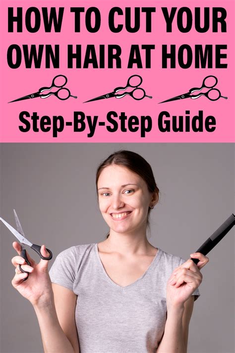 How To Cut Your Own Hair At Home Step By Step Guide