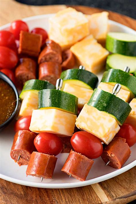Each dish is a classic, ingeniously reinterpreted by master chef pépin. Easy Sausage Skewers - Homemade Hooplah