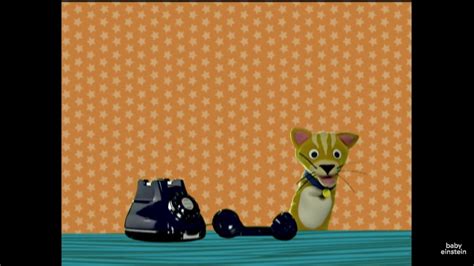 Baby Einstein Baby Wordsworth 2005 Cat On Playroom Telephone Puppet