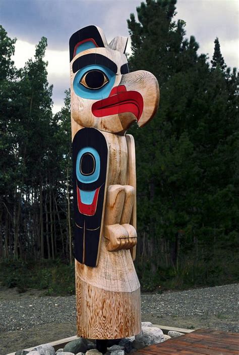 Eagle Clan Totem Pole By Sally Weigand In 2022 Totem Pole Art Native
