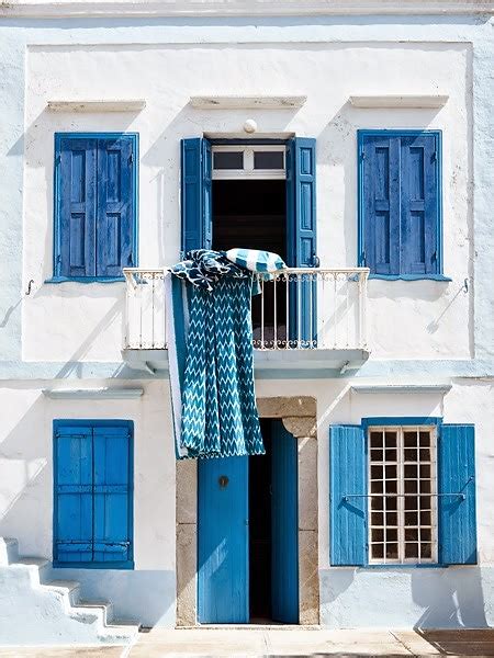 Decoracion Facil Exteriores Con Encanto En Color Azul A Casas
