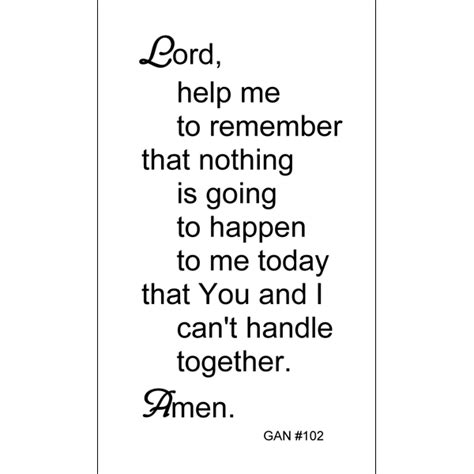 Lord Help Me To Remember Prayer Card Gannons Prayer Card Co