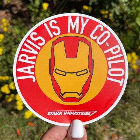 Disney Marvel Iron Man Bumper Sticker Iron Man Sticker Etsy