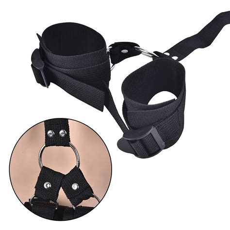 1set Black Neck Collar To Hand Restraint Bondage Hand Cuffs Toys