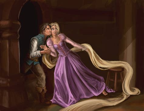 Tangled The Stolen Kiss By Bladesfire On Deviantart