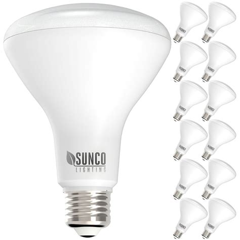 Sunco Lighting 12 Pack Br30 Led Light Bulb 11 Watt 65 Equivalent