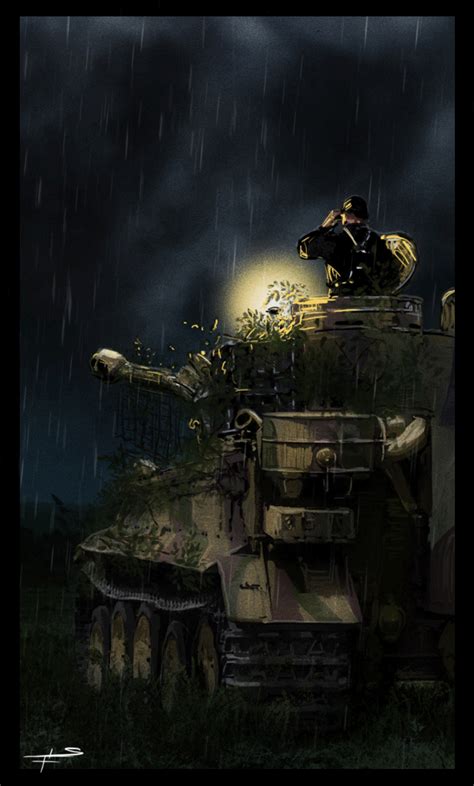 Tiger Tank  By Fisher22 On Deviantart Tank Wallpaper Military