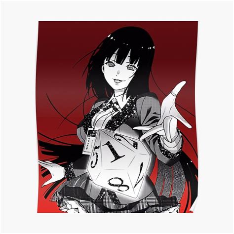 Yumeko Jabami Poster For Sale By Badassmanga Redbubble