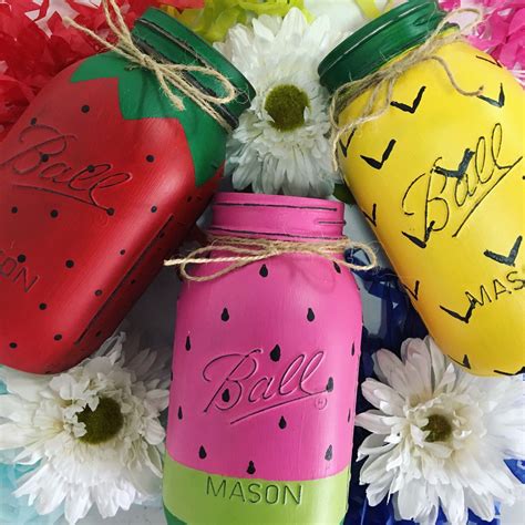 Get Your Summer Mason Jars Now Summerdecor With Images