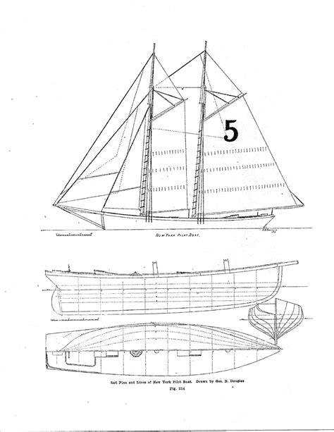 The Model Shipwright Free Ship Plan New York Pilot Schooner