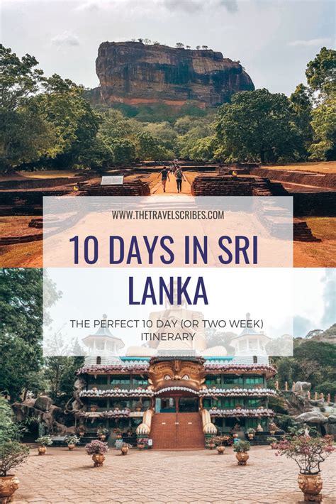 10 Days In Sri Lanka Sri Lanka Itinerary Asia Travel Itinerary